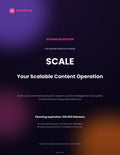 Advanced Scale - Organic Media Growth Ebook