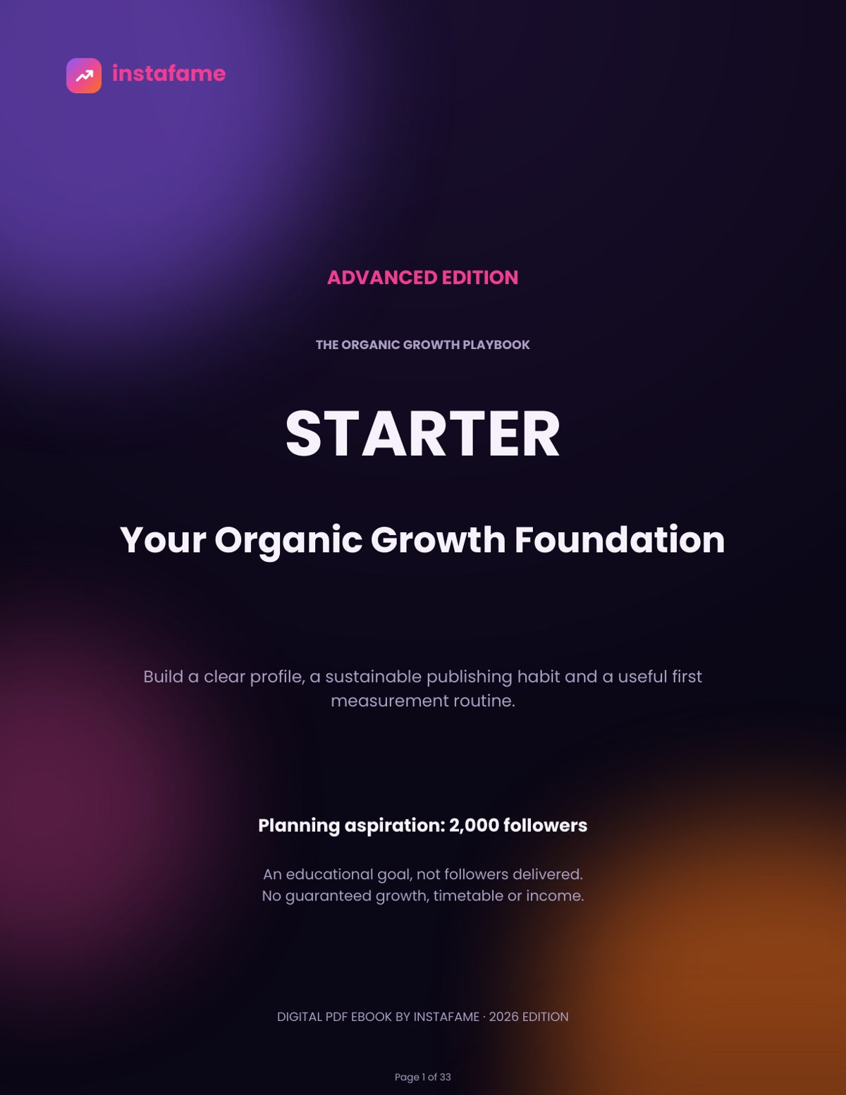 Advanced Starter - Organic Growth Ebook